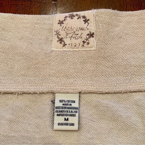 Vintage 2000s Abercrombie & Fitch Cotton Skirt M - Picture 3 of 4